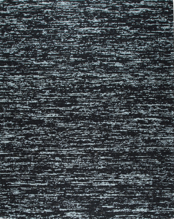 Obsidian Streak Modern Wool Rug