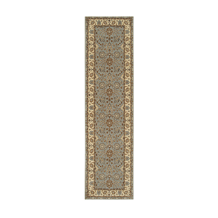 Hand Crafted Wool Lt.Blue Traditional Oriental Oushak Rug