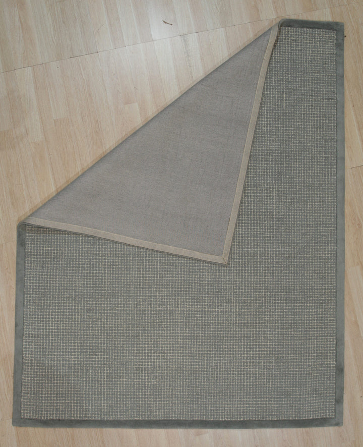 Hand-tufted Wool Khaki Transitional Geometric Timothy Rug