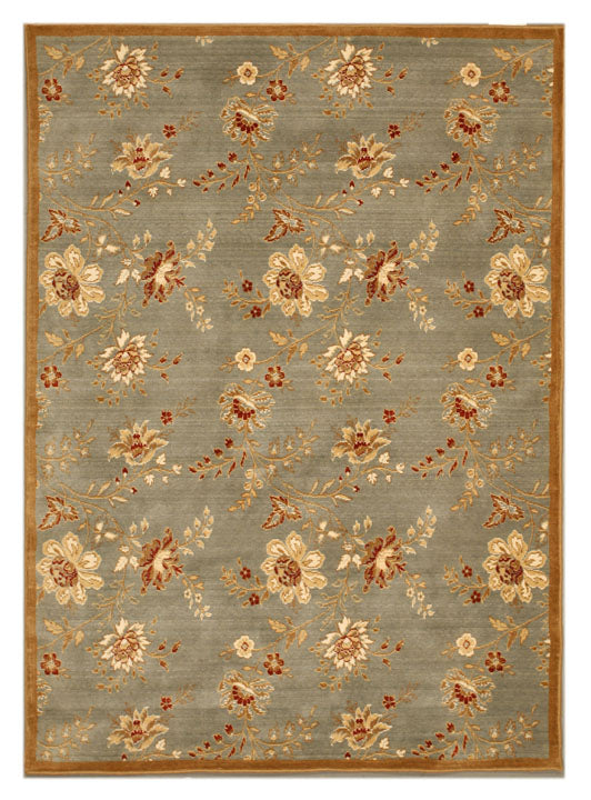 Blue Traditional Floral Florance Area Rug