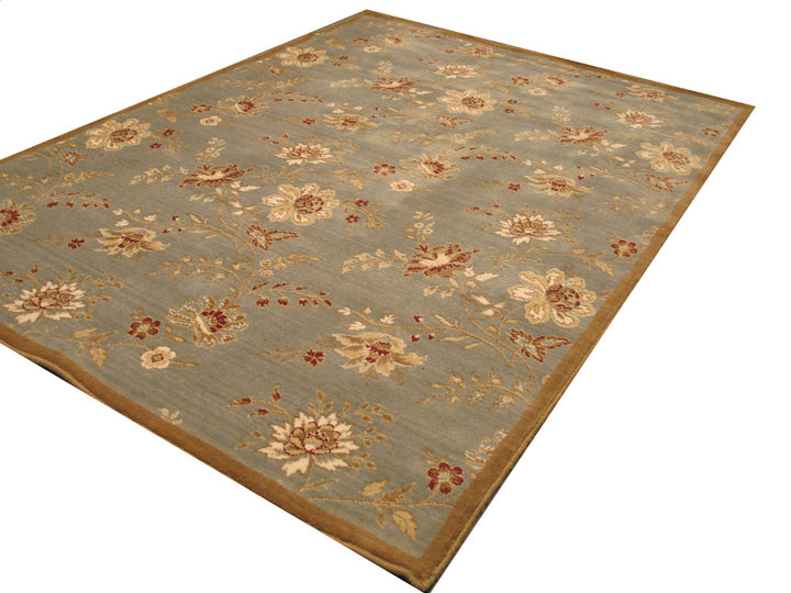 Blue Traditional Floral Florance Area Rug
