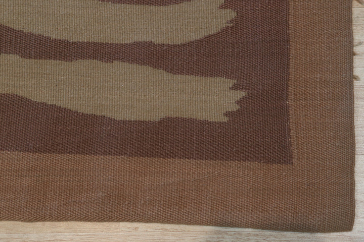 Handwoven Wool Beige Contemporary Modern Modern Flat Weave Rug