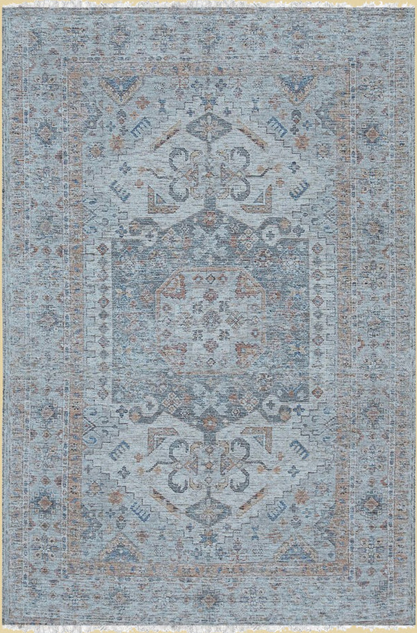 Hand-Knotted Wool Ivory Classic Traditional Heriz Serapi  Rug