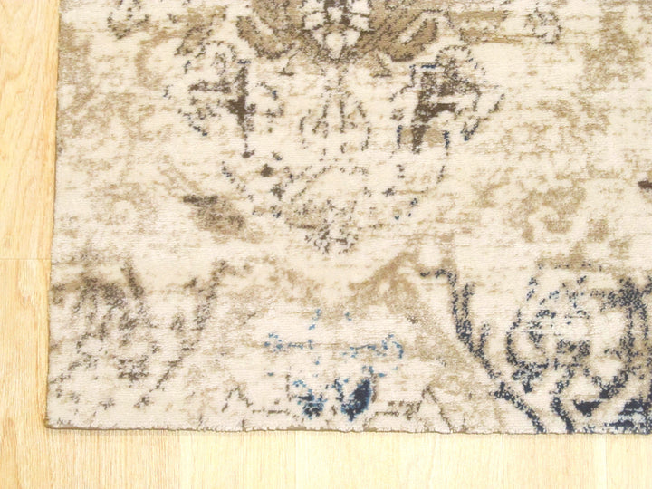 Stylish Ivory Distressed Bohemian Isabella Indoor Rectangular Area Rugs