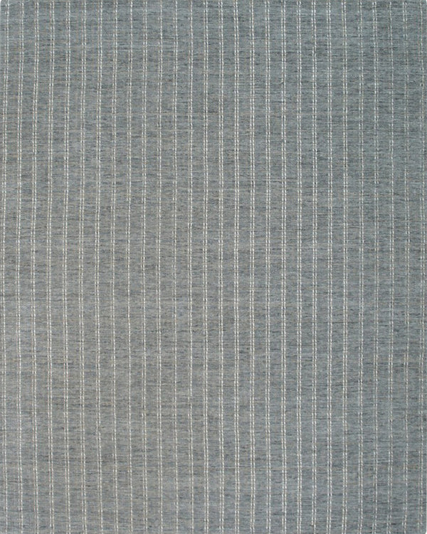 Hand-Knotted Wool Gray  Modern Contemporary Premium Gray  Hand-Knotted  Rug