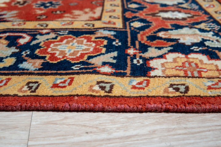Hand Knotted Wool Red   Traditional Oriental Mahal Rug