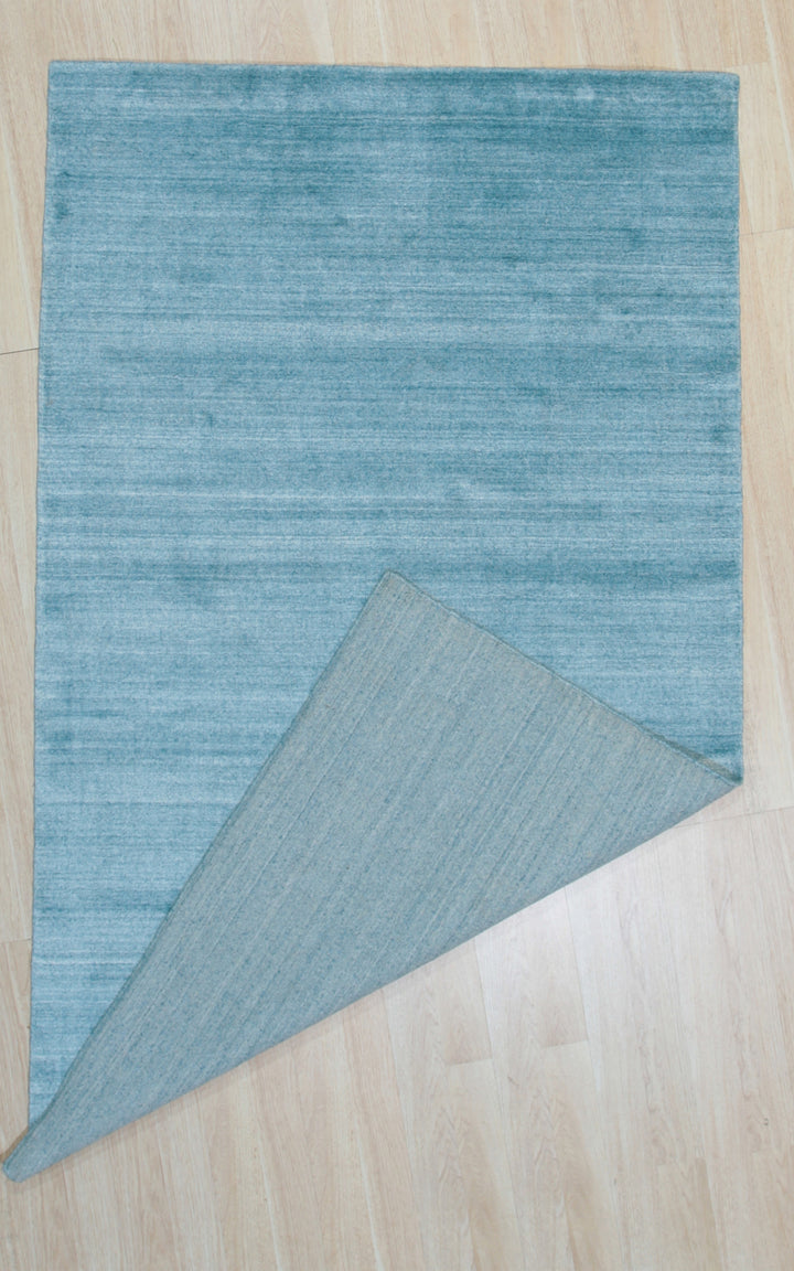 Blue Urban Handmade Wool & Viscose Rug