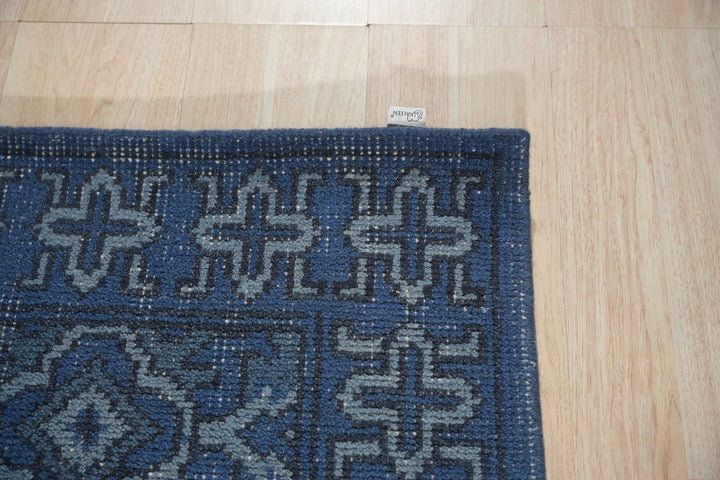 Blue Classic Traditional Classic  Area Rug