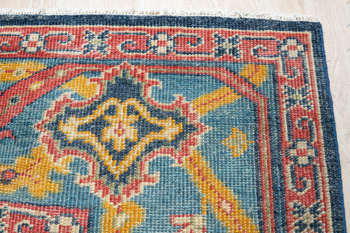 Hand Knotted Wool Blue Classic Oriental Bidjar Rug