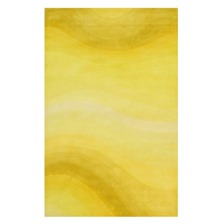 Yellow Desertland Hand-tufted Wool Rug