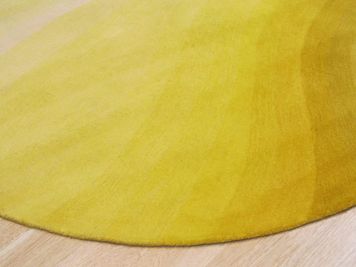Yellow Desertland Hand-tufted Wool Rug