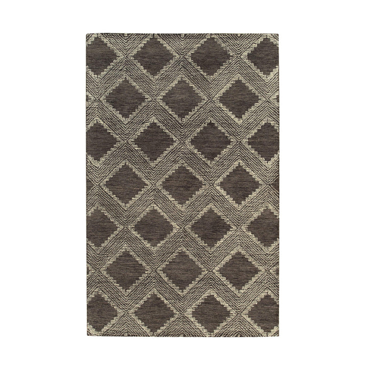 Hand-Tufted Wool Charcoal Contemporary Transitional Spring Rug
