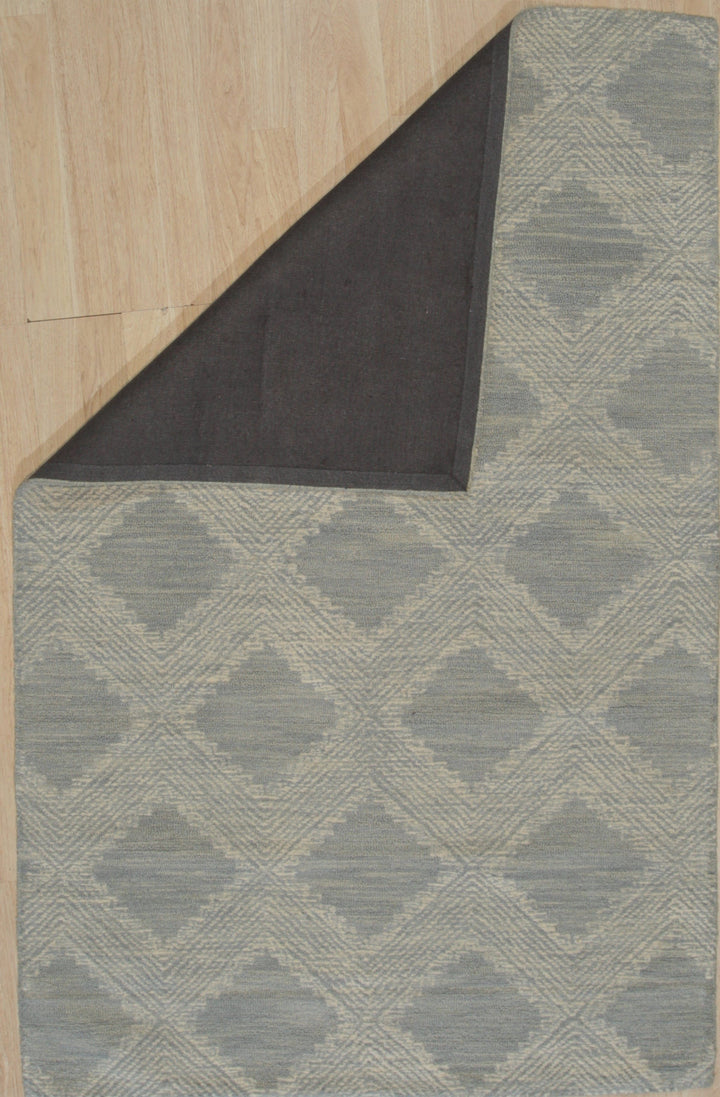 Hand-tufted Wool LIGHT BLUE Contemporary Transitional Modern Weave Rug